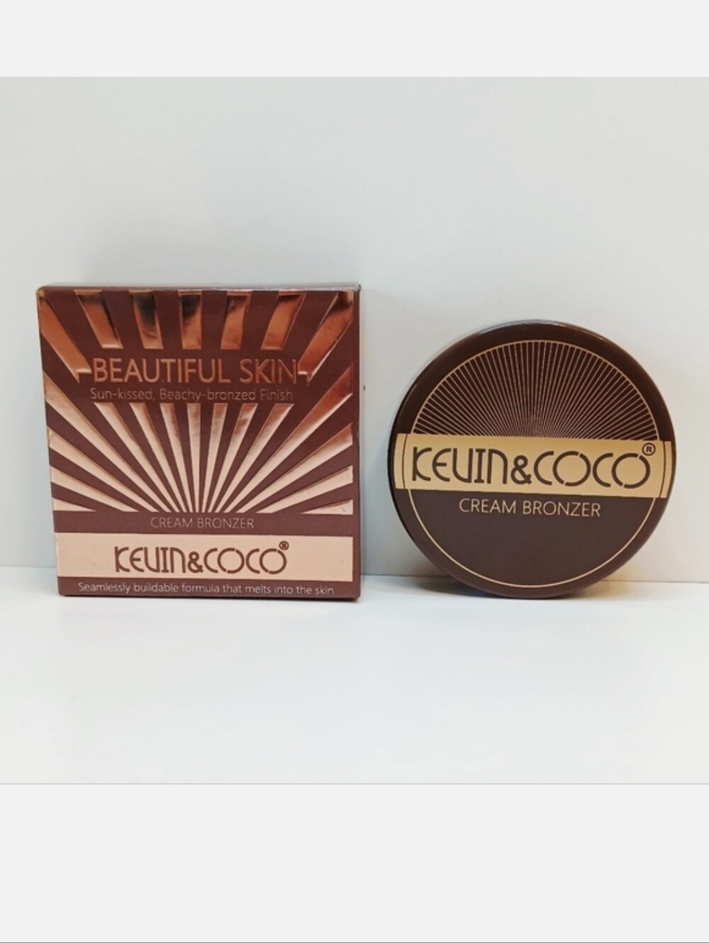 Kevin & Coco Cream Bronzer Sun-Kissed Beachy Bronzed Finish Eaay to Blend #02